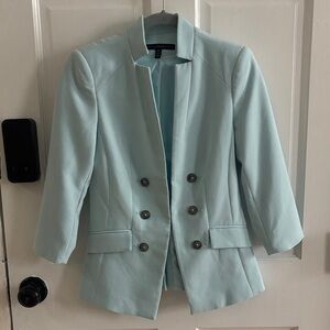 White House Black Market Soft Blue Blazer